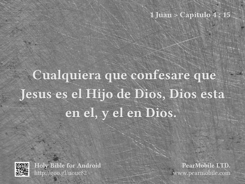 1 Juan, Capítulo 4:15
